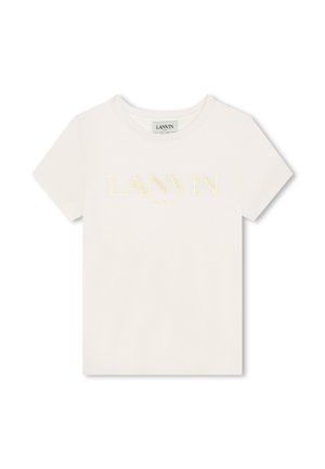 SHORT-SLEEVED LOGO - T-shirt print - off white