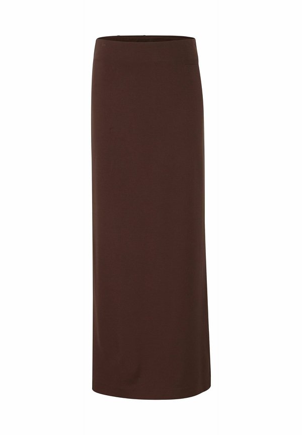 BYPARRIN - Maxi skirt - coffee bean3