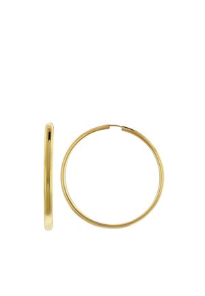 trendor, DAMEN-OHRRINGE 925 SILBER VERGOLDET CREOLEN Ø 50 MM - Ohrringe - gold-coloured