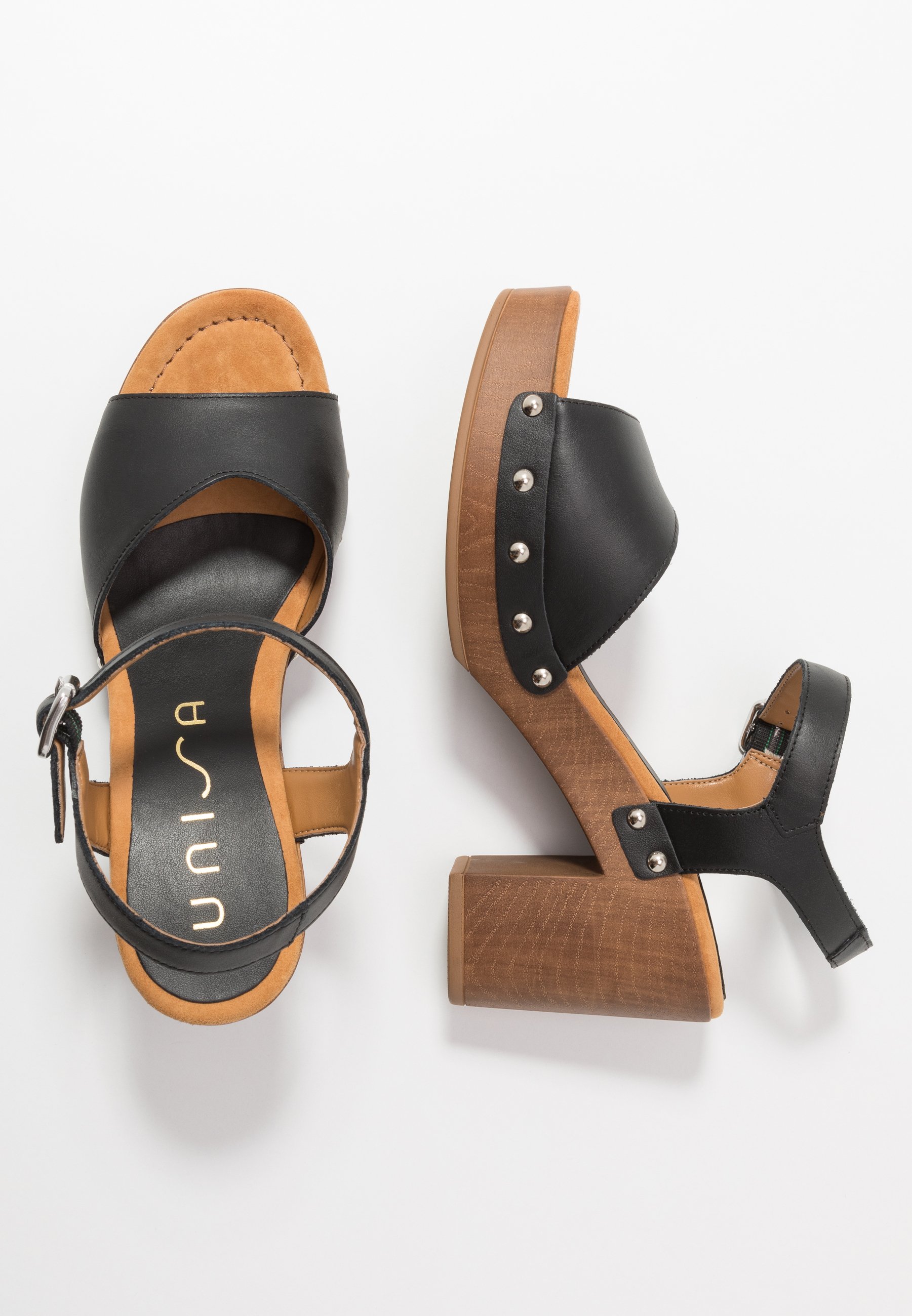 Unisa TACO Tresko black Zalando.no Unisa TERRAT Tresko argan Zalando.no