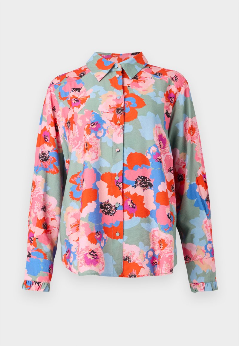 YAS Overhemdblouse groen YAS Overhemdblouse groen