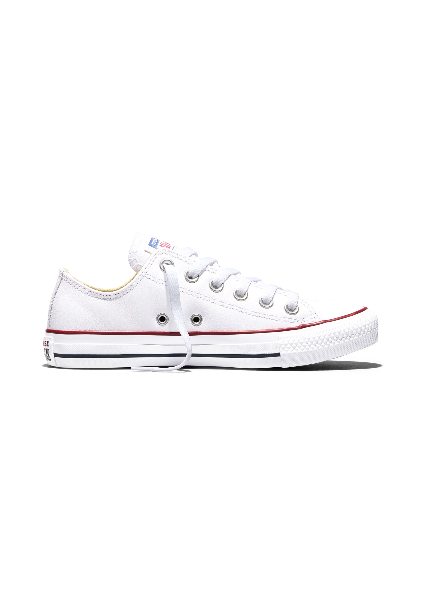 Converse White Canvas Sneakers with Red Stripe Converse CHUCK TAYLOR ALL STAR - Trainers - vintage white  main image 4