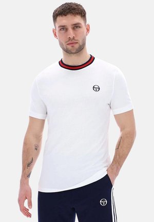 Sergio Tacchini, SERGIO TACCHINI T-SHIRT RAINER - Basic T-shirt - white red