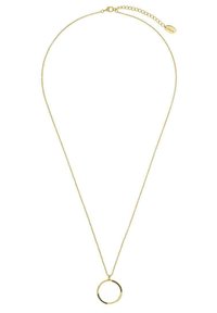 S.Oliver Collana Con Ciondolo Bussola Donna – Argento 925 Placcato Oro, Con Zirconi Bianchi, Lunghezza Regolabile
