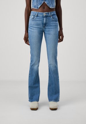 SLIM ILLUSION MARE - Bootcut jeans - light blue