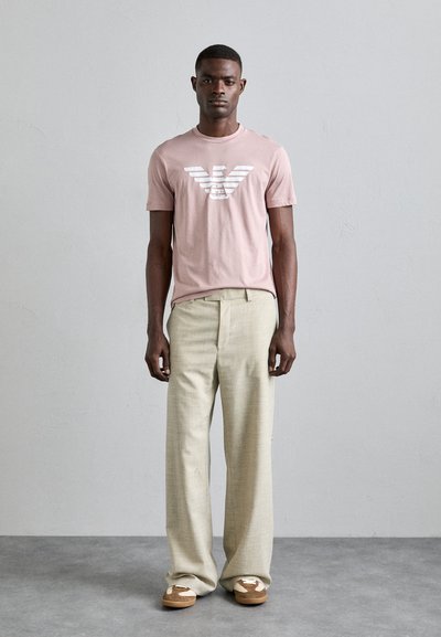 Emporio Armani Marškinėliai su spaudiniu - fawn