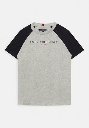 ESSENTIAL COLORBLOCK - T-shirt imprimé - light grey heather