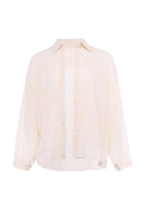 usha, 2-PIECE SET - Skjortebluser - light beige
