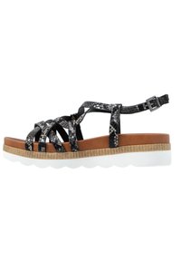 Marco Tozzi Platform sandals - dark grey