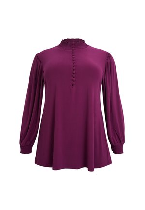 YOEK, YOEK DAMEN TUNIKA MIT LANGARM - Bluse - purple