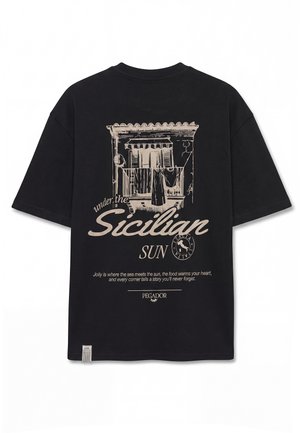 Pegador, PEDROCHE - T-shirt imprimé - washed black