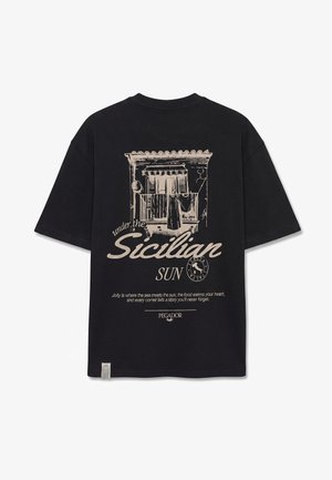Pegador, PEDROCHE - T-shirt con stampa - washed black