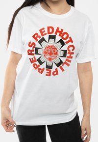 Paradiso Clothing RED HOT CHILI PEPPERS BAND LOGO - Print T-shirt - white