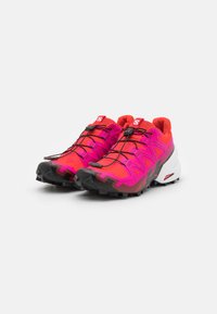 Salomon SPEEDCROSS 6 - Sapatilhas de trail running - fiery red/very berry/white