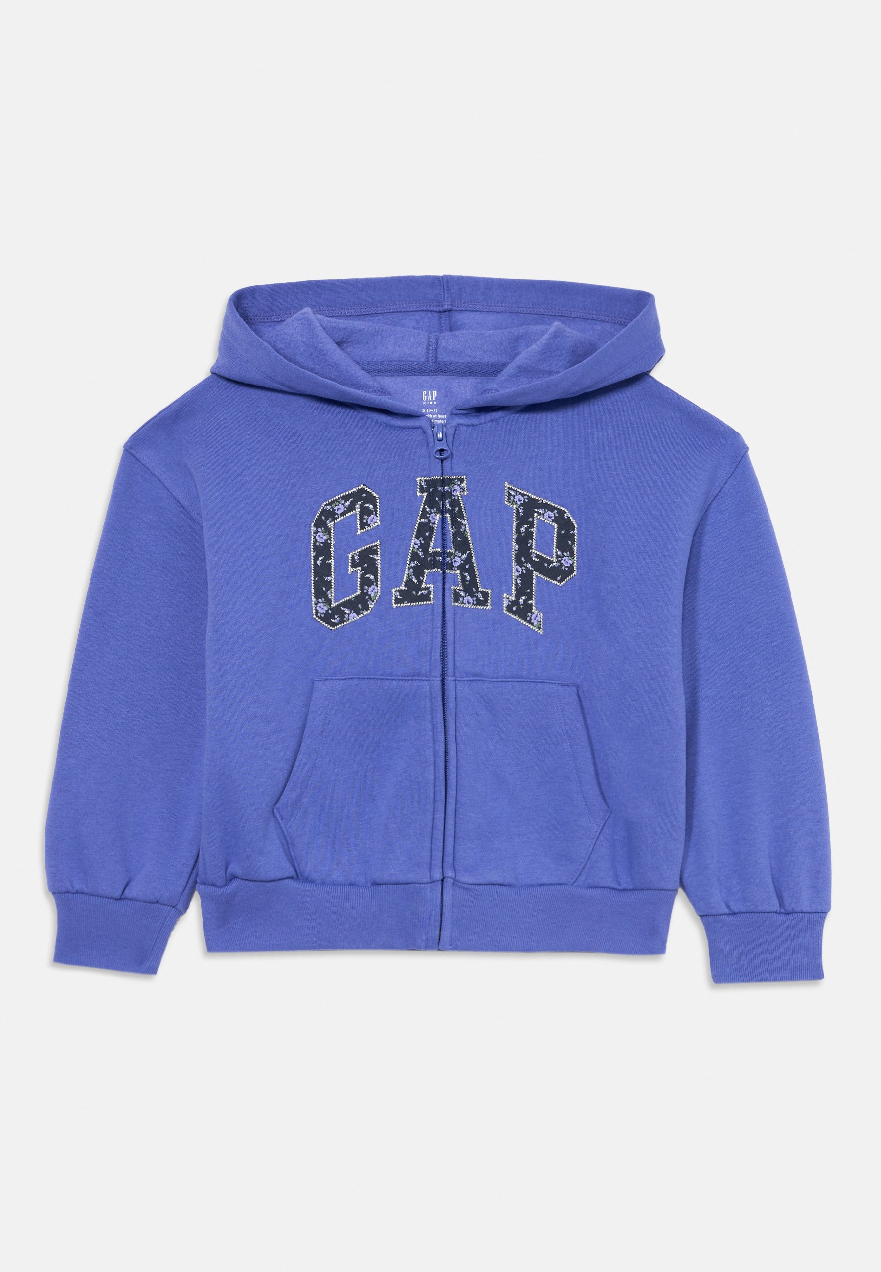 GAP KIDS RELAXED GAP LOGO ZIP HOODIE - Hoodie - pink jubilee