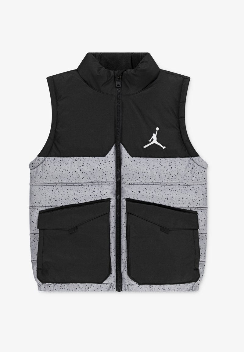 Jordan PUFFER FILLED VEST - Weste - cement grey