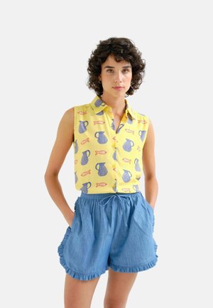 Compañía fantástica, CAMISA ESTAMPADA - Blusa - amarillo
