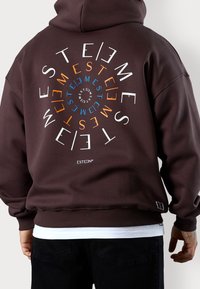 ESTEEM Jersey con capucha - dark brown