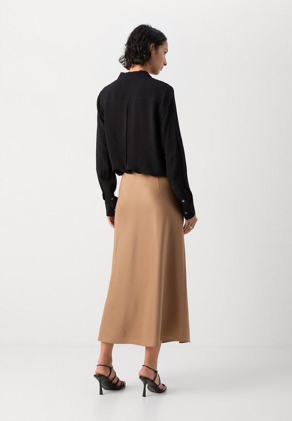 SKIRT MARIA - Maxi skirt - dark beige4