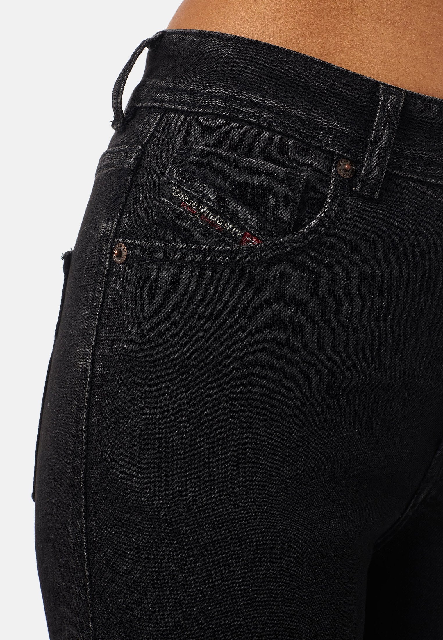 Diesel Jeans slim fit - black dark grey/nero - Zalando