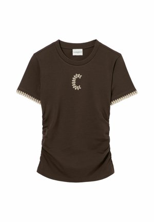 Claudie Pierlot, TEE SHIRT - Camiseta estampada - marron