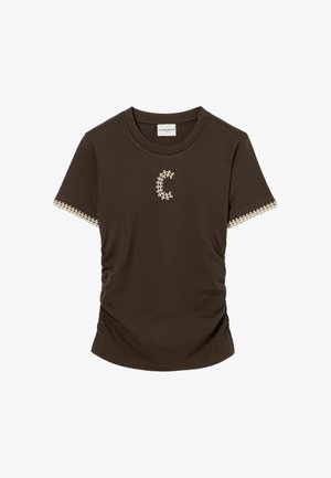 Claudie Pierlot, TEE SHIRT - Camiseta estampada - marron