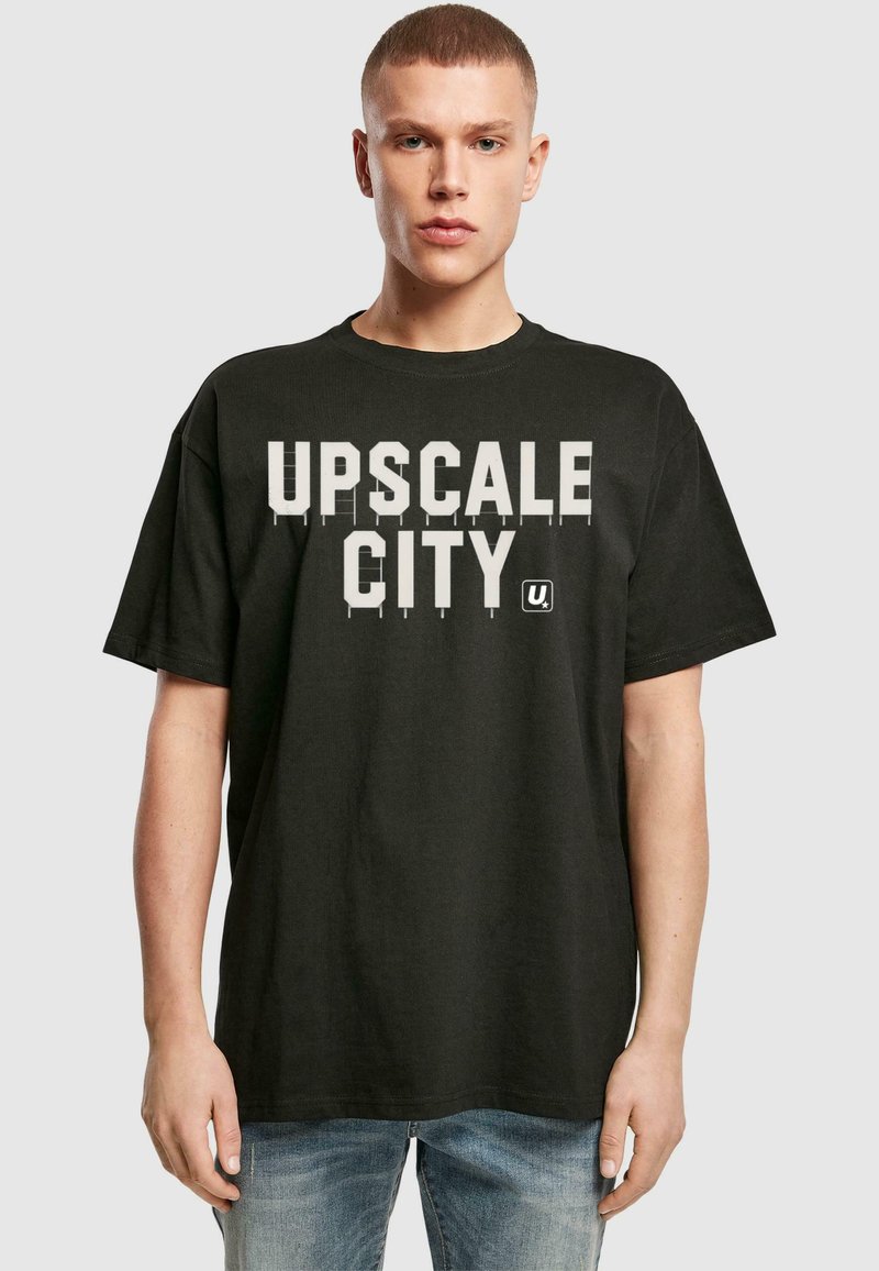 Upscale by Mister Tee Print T-shirt black Zalando