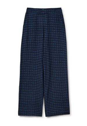 United Colors of Benetton STRAIGHT WITH GRAPHIC PRINT  - Kalhoty - blue