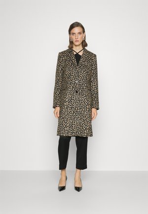 MICHAEL Michael Kors LEOPARD - Manteau classique - darkk camel/black