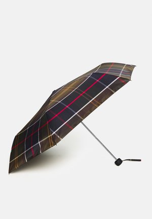 PORTREE UMBRELLA - Umbrella - light brown/dark blue/olive