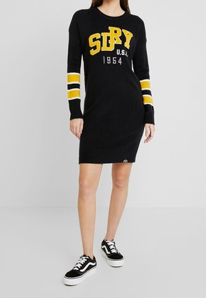 Pletené šaty - dark blue