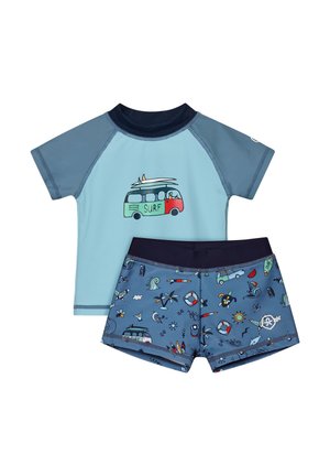 Color Kids BABY T-SHIRT SET SHORT SLEEVE SET - Jogginghose - coronet blue