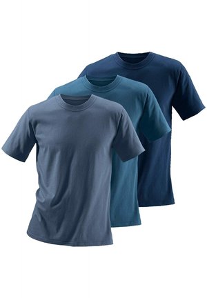 3 PACK - T-Shirt basic - dunkelblau