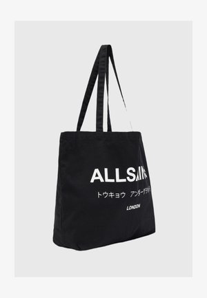 AllSaints UNDERGROUND TOTE UNISEX - Shopping bags - black chalk