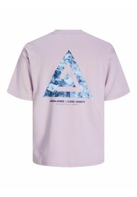 Jack & Jones JCOTRIANGLE CREW NECK  - Trükipildiga T-särk - winsome orchid