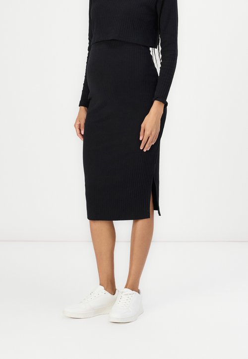 ONLY MATERNITY STRAIGHT FIT - Broek - night sky/donkerblauw