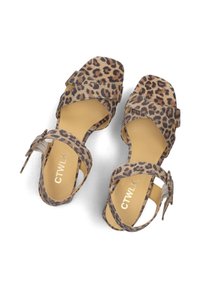 CTWLK HAK AMOUCH - Sandalen met plateauzool - bruin