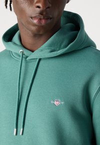 GANT REG SHIELD - Felpa con cappuccio - green