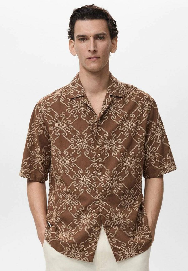 Shirt - tabákově hnědá