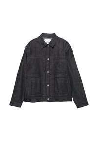 TRUCKER - Džínová bunda - black