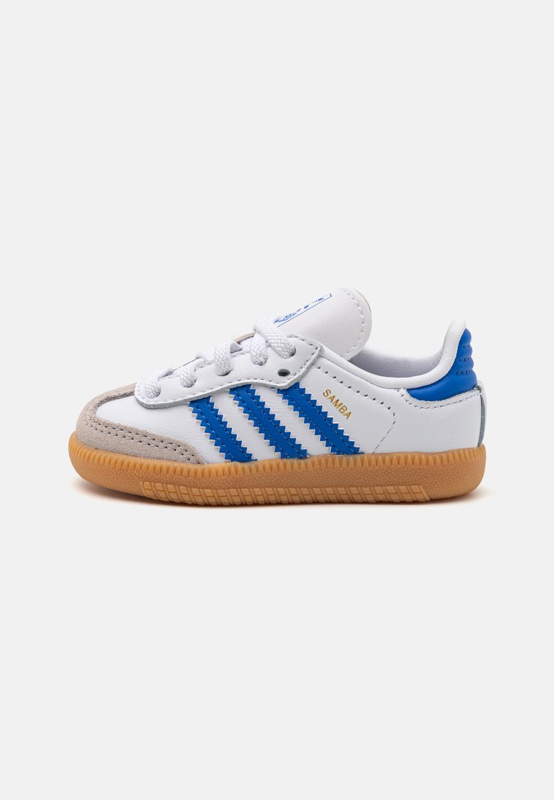 adidas Originals - SAMBA OG KIDS - Trainers - footwear white/blue, Enlarge