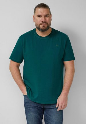 T-Shirt basic - tannengrün
