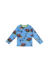 Småfolk Pikkade varrukatega topp - alaskan blue