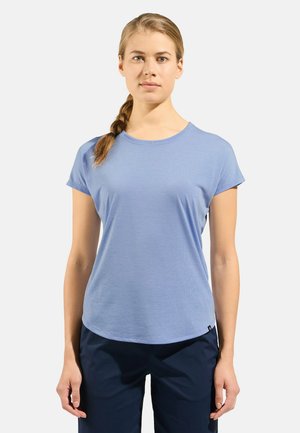 ODLO, ESSENTIAL NATURAL - Basic T-shirt - blue heron melange