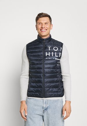 PACKABLE CIRCULAR BRANDED VEST - Waistcoat - desert sky