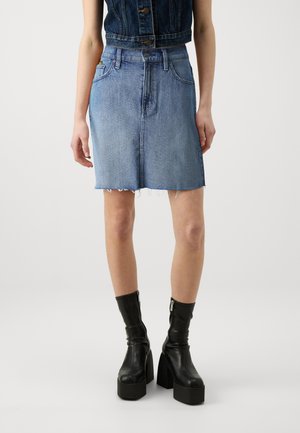 VIKTORIA SHORT SKIRT CLEAN EDGE - Minikjol - sun faded zee