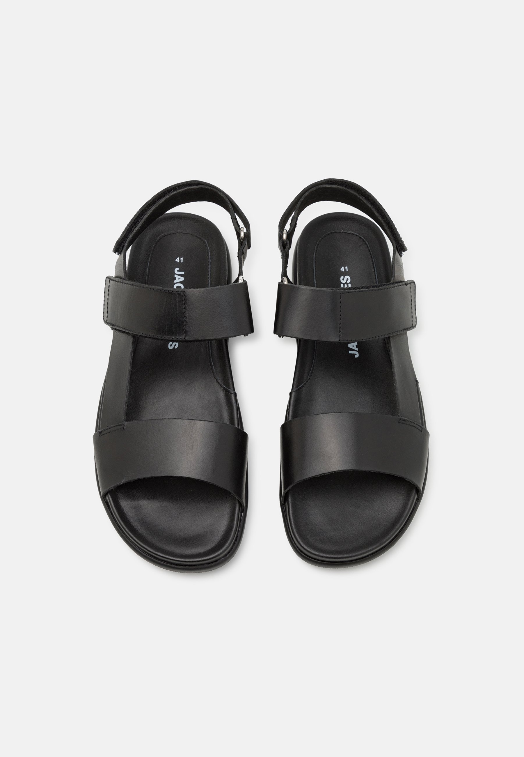 Jack & Jones JFWMILAN - Sandalai - anthracite/juoda - Zalando.lt