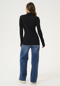 Kaffe RONIA ROLLNECK - Džemper - black deep
