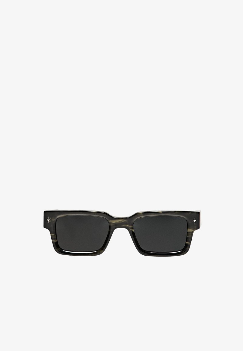 Massimo Dutti RECTANGULAR - Sunglasses - green