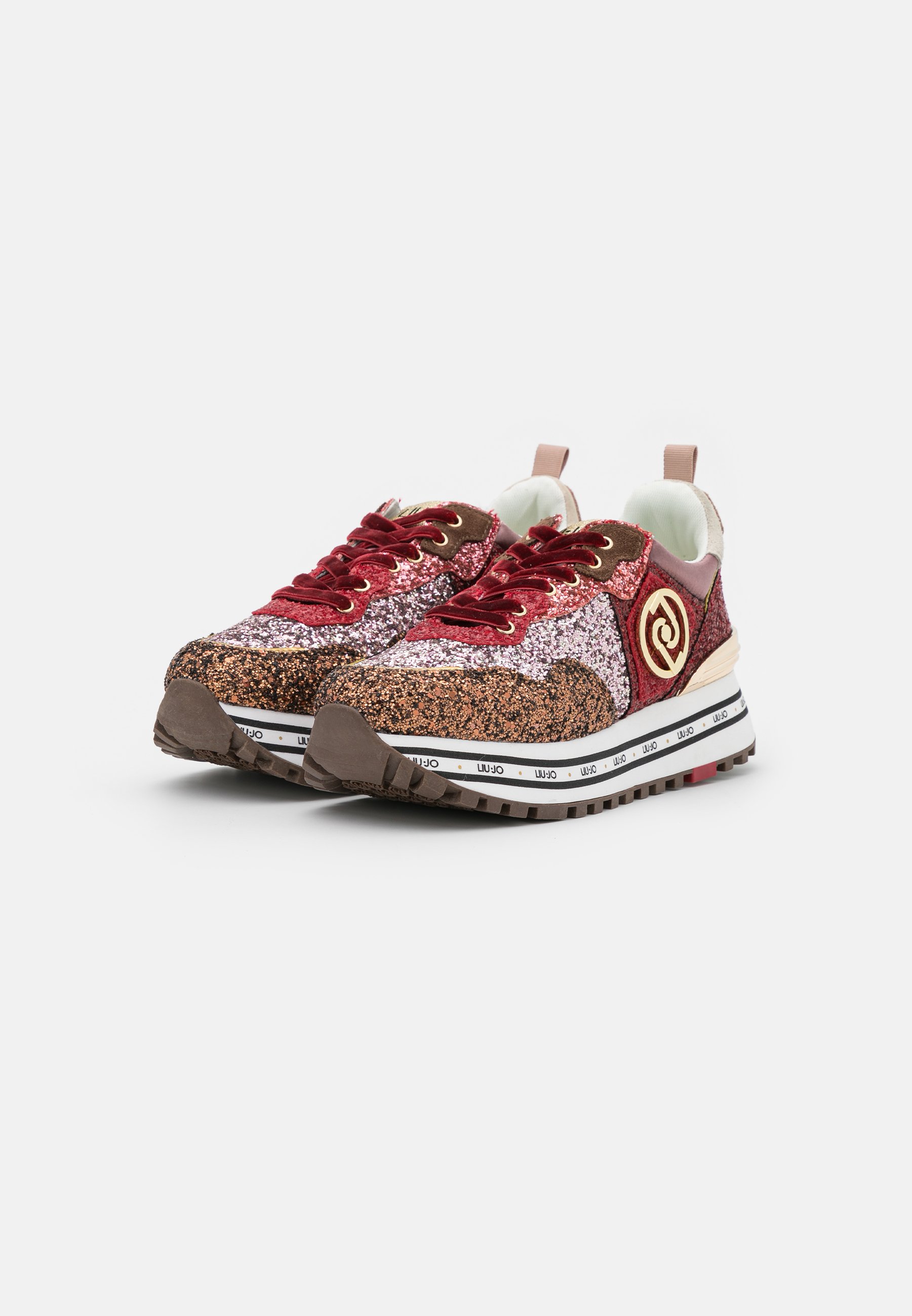Liu Jo Jeans MAXI - Sneakers laag - brown/red/meerkleurig - Zalando.nl